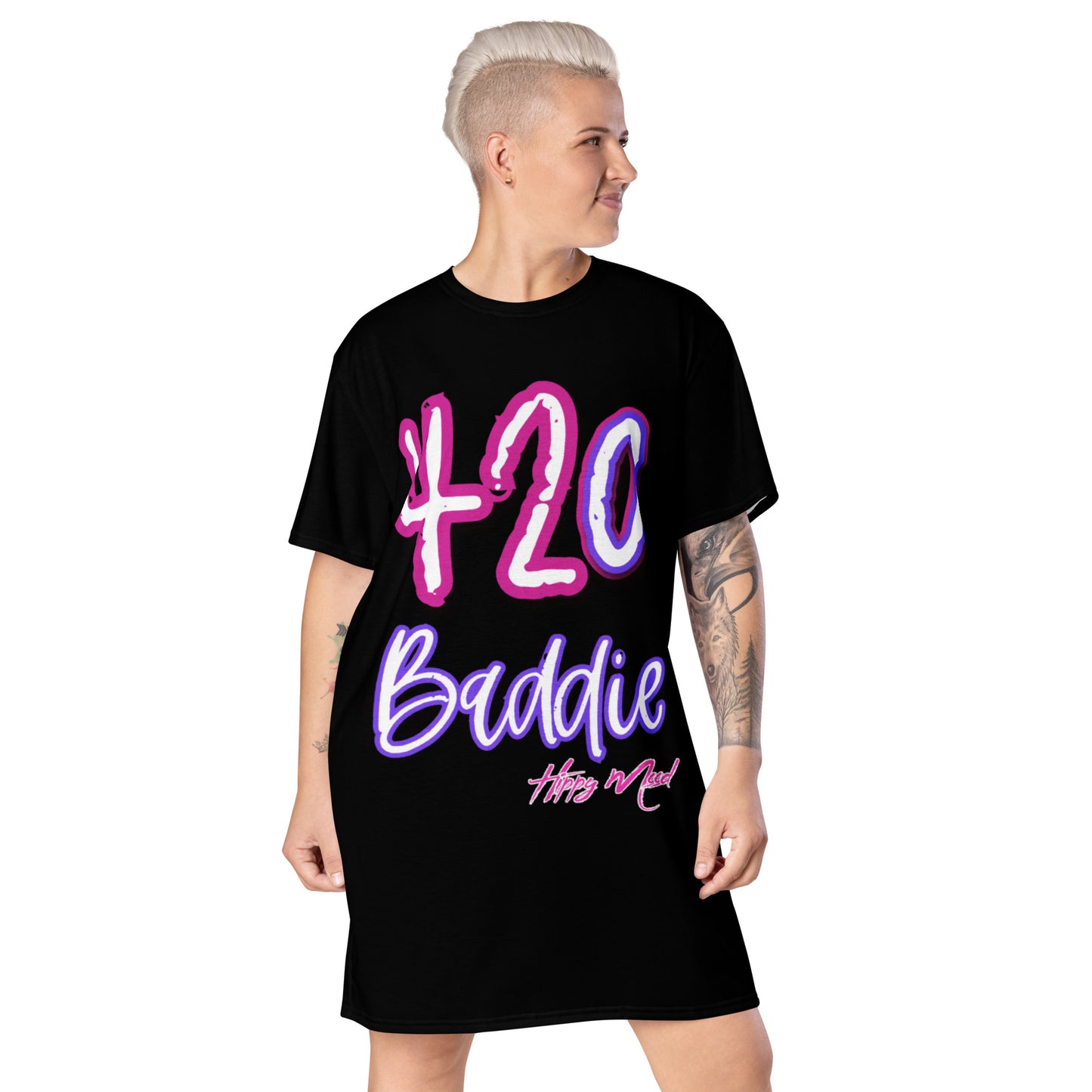 Hippy Mood 420 Baddie T-shirt Dress