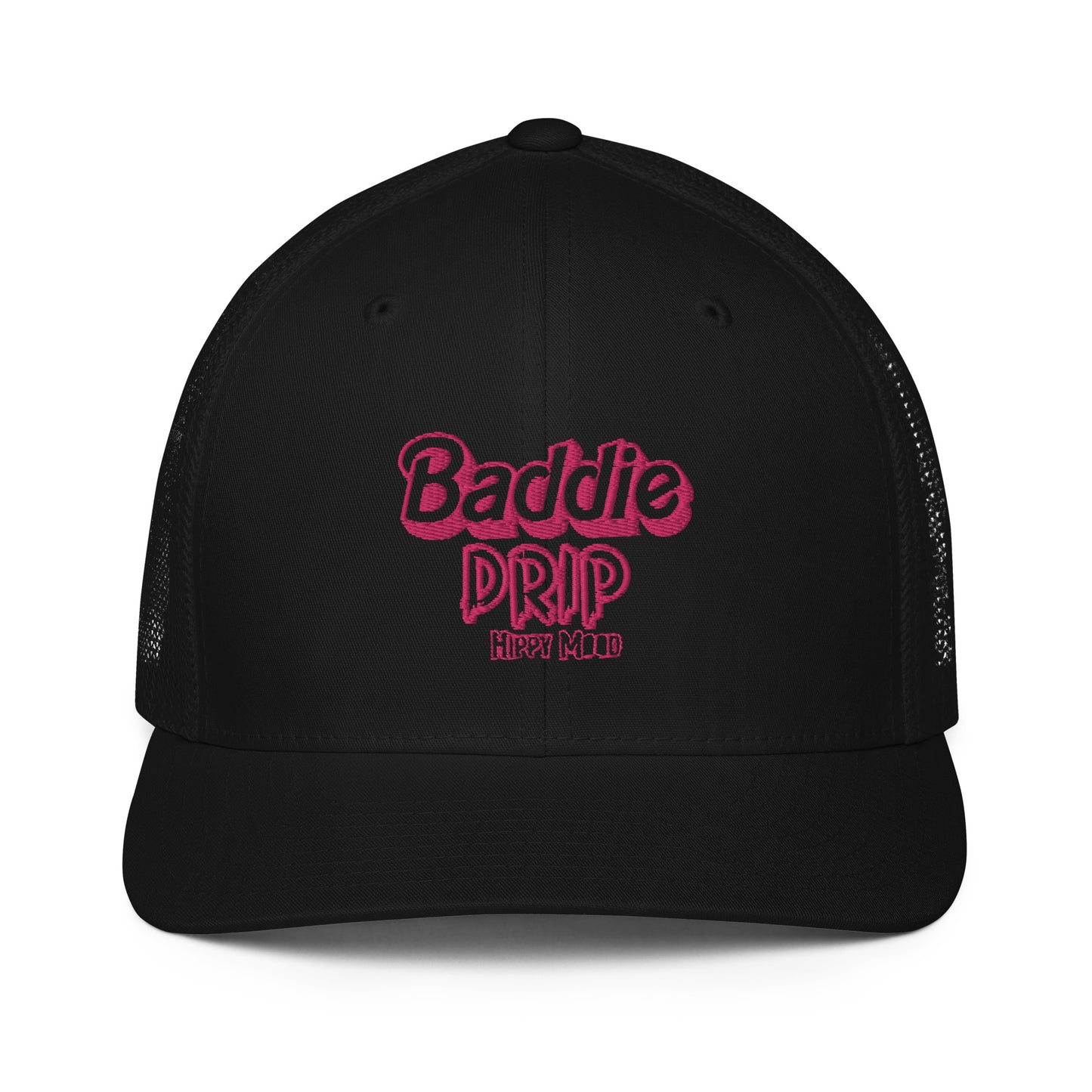 Baddie Drip Print | Closed-back trucker cap
