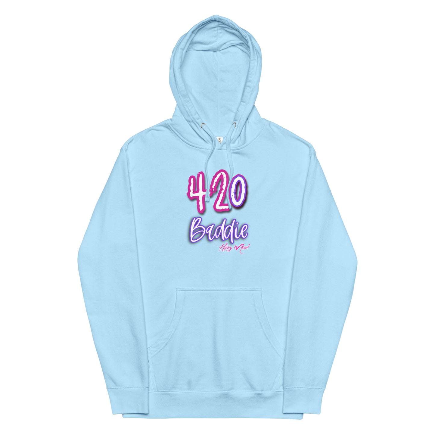 Hippy Mood 420 Baddie | Unisex midweight hoodie