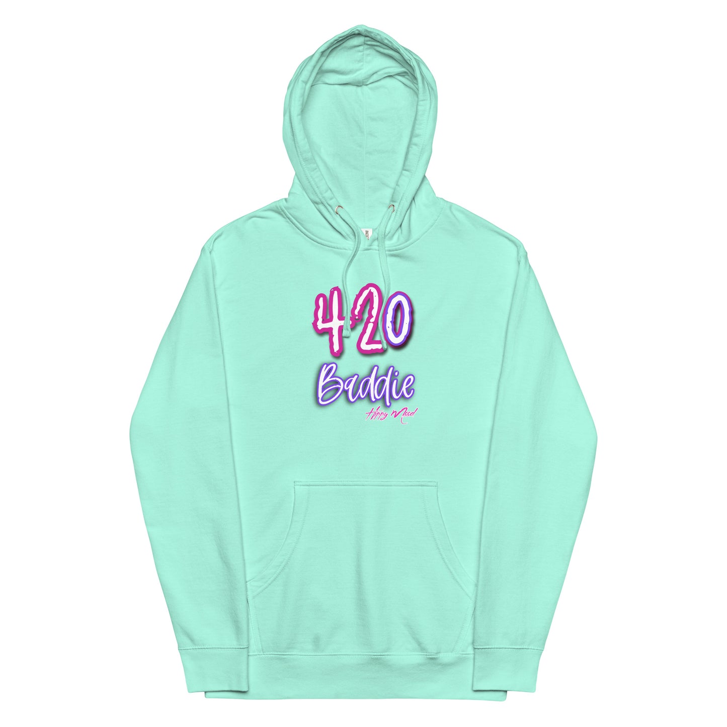 Hippy Mood 420 Baddie | Unisex midweight hoodie
