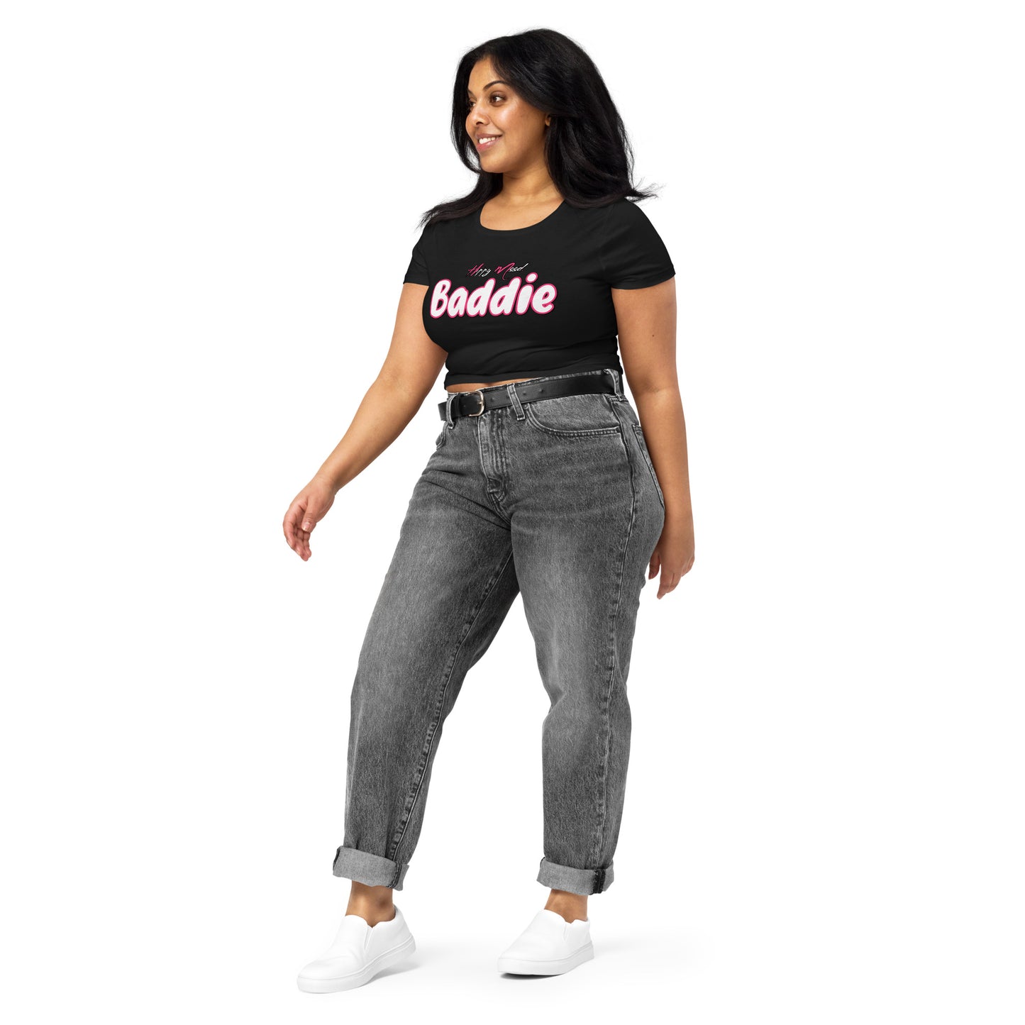 Hippy Mood Baddie | Women’s Crop Tee