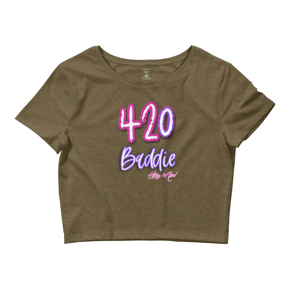Hippy Mood Baddie | Women’s Crop Tee