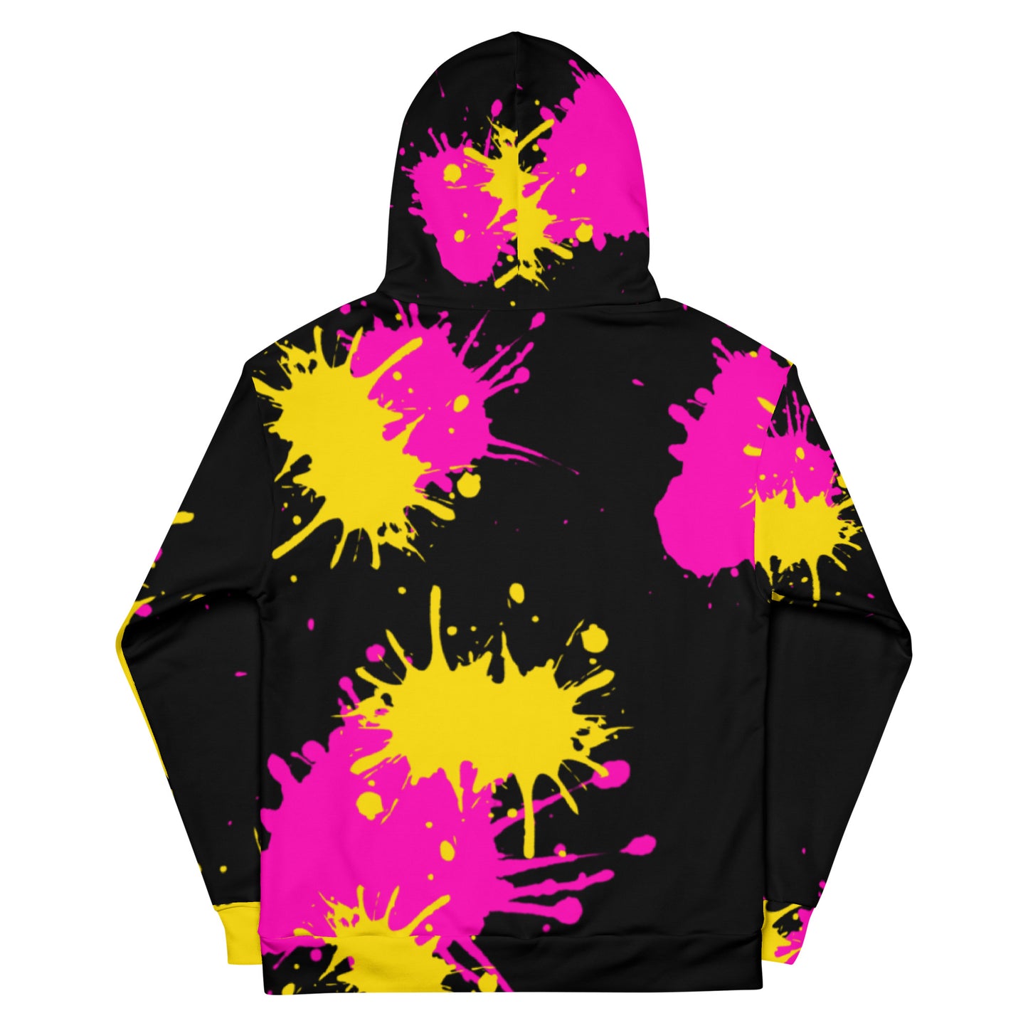 Hot Pink & Yellow Splash | Unisex Hoodie