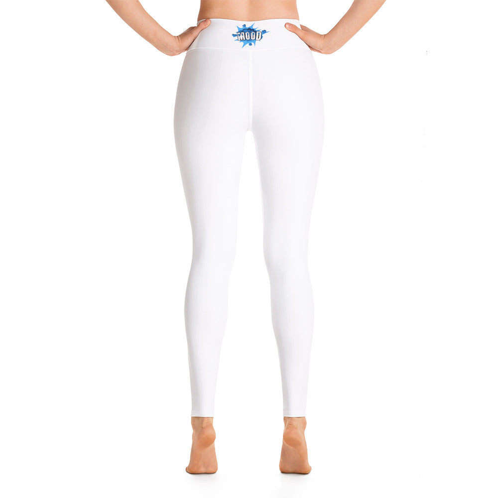 Hippy Mood Blue Clouds | Yoga Leggings