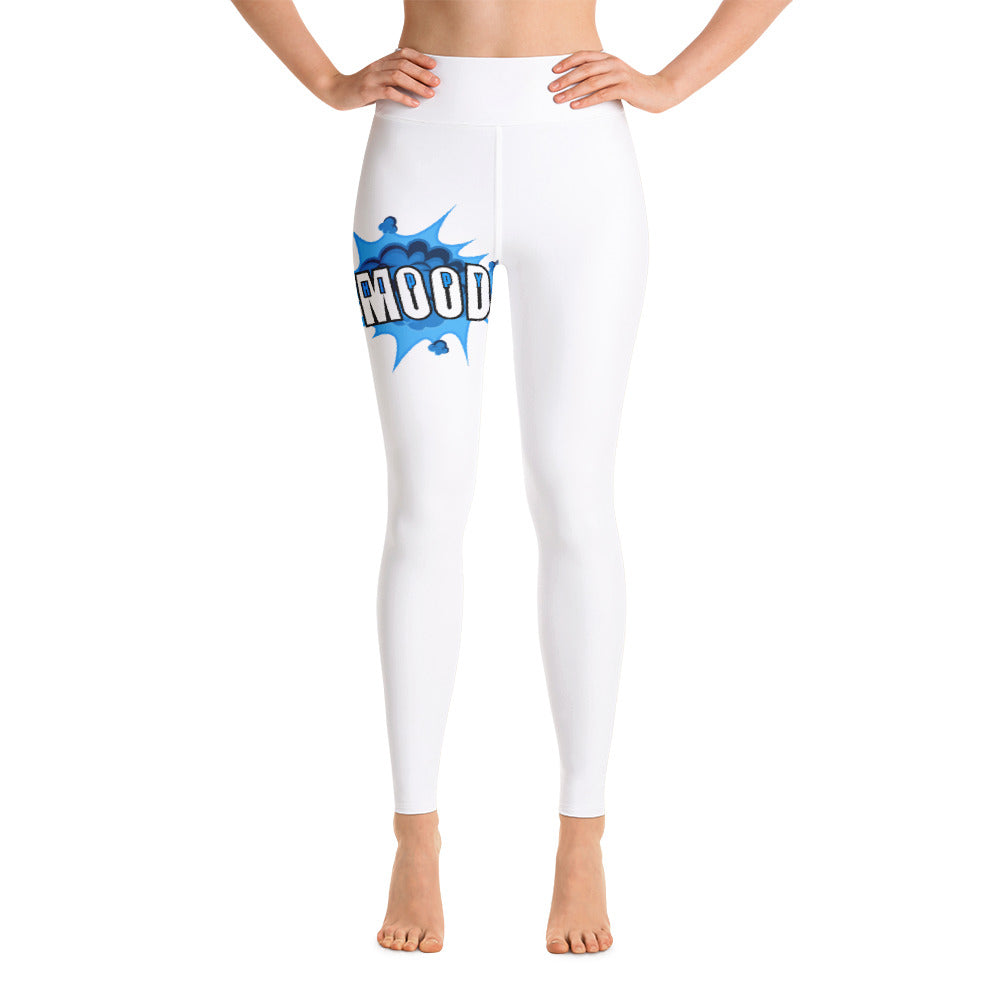 Hippy Mood Blue Clouds | Yoga Leggings