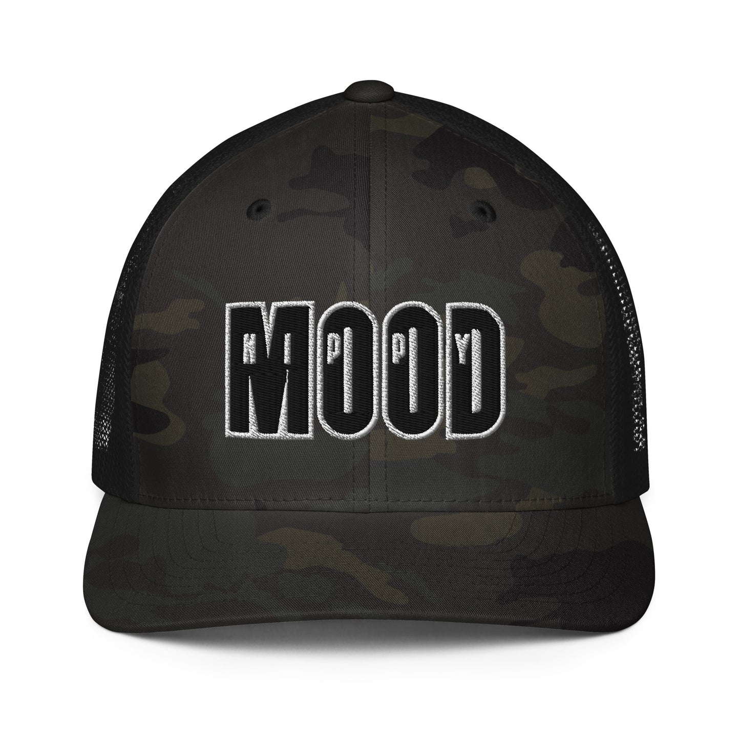 Hippy Mood Print | Closed-back Trucker Cap