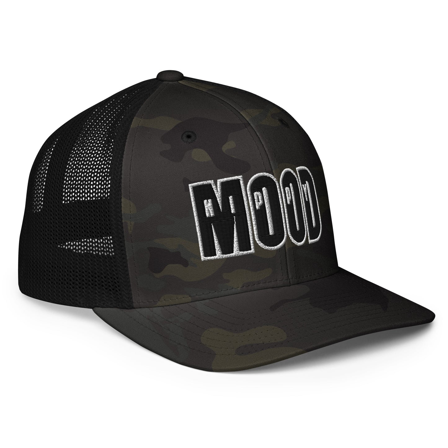 Hippy Mood Print | Closed-back Trucker Cap