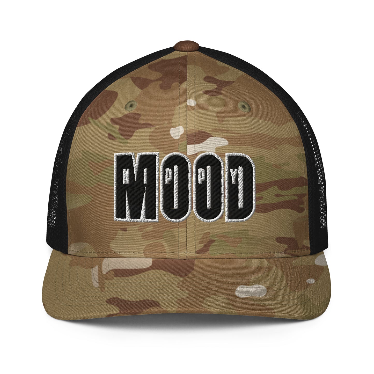 Hippy Mood Print | Closed-back Trucker Cap