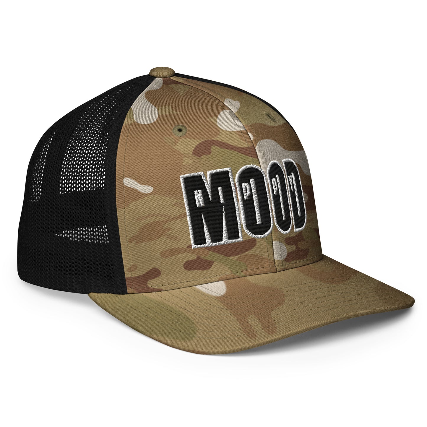 Hippy Mood Print | Closed-back Trucker Cap