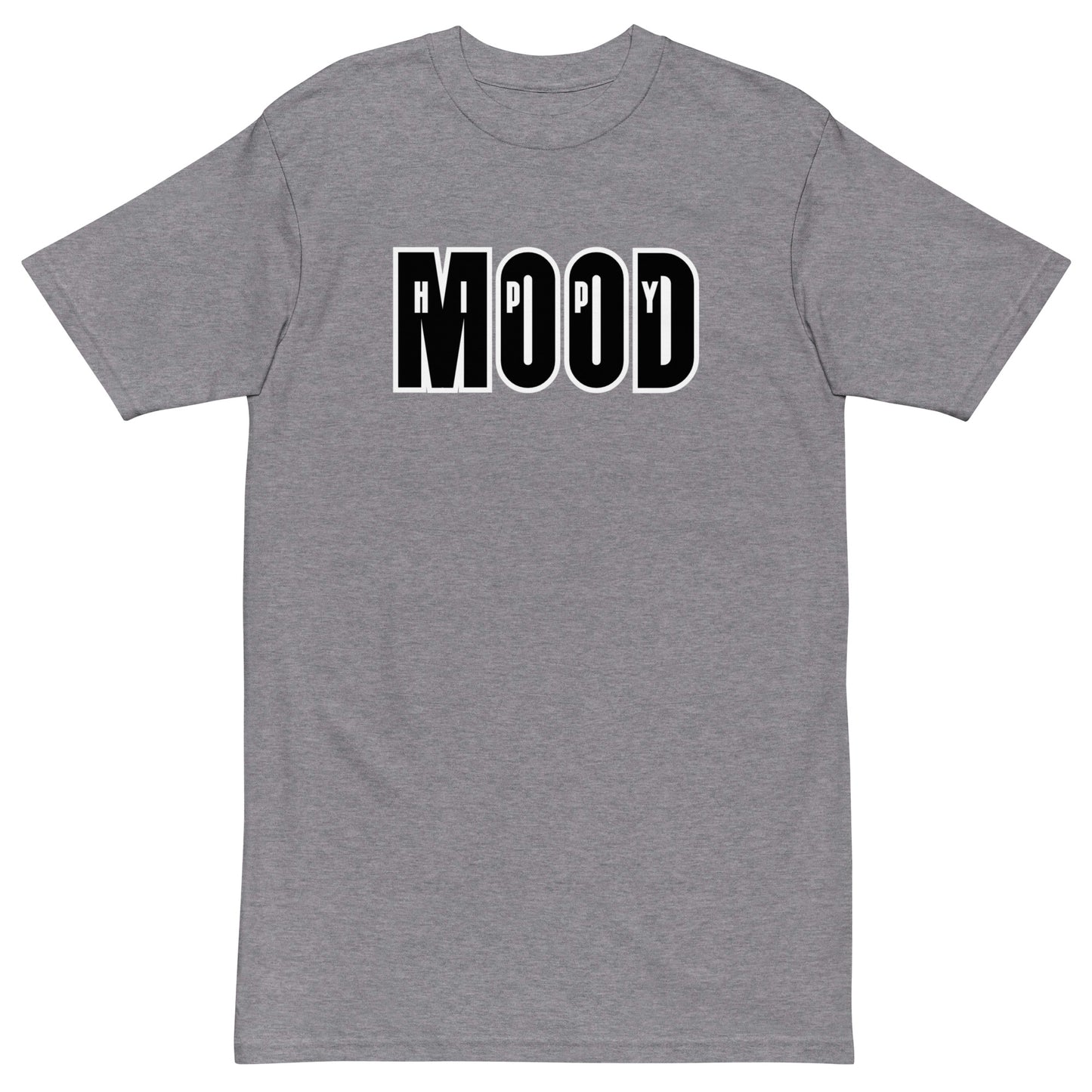 Black & White Print | Men’s premium heavyweight tee