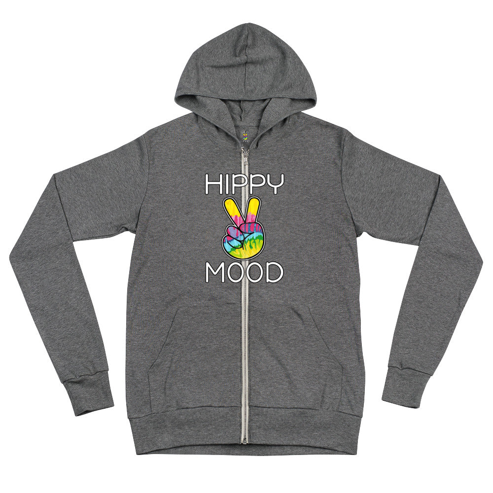 Hippy Mood | Unisex Zip Hoodie