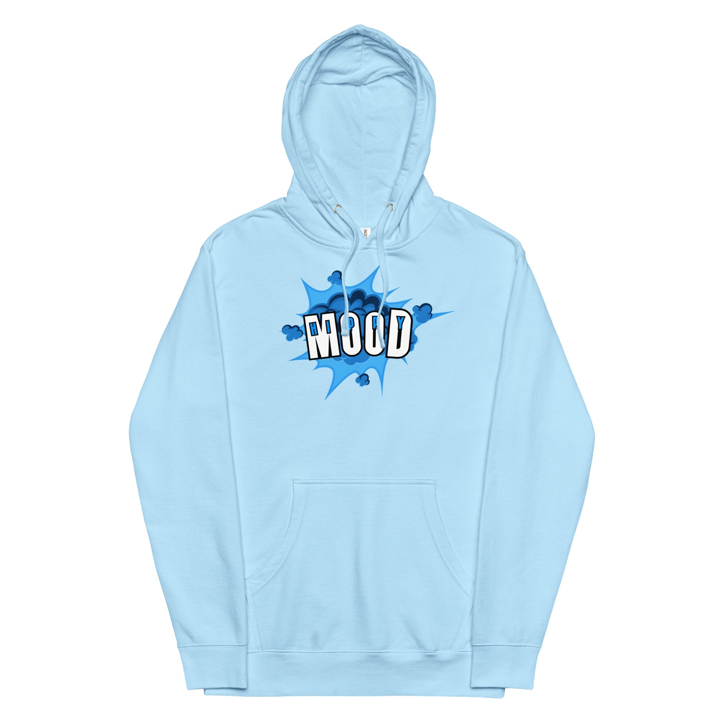 Hippy Mood Blue Clouds | Unisex midweight hoodie