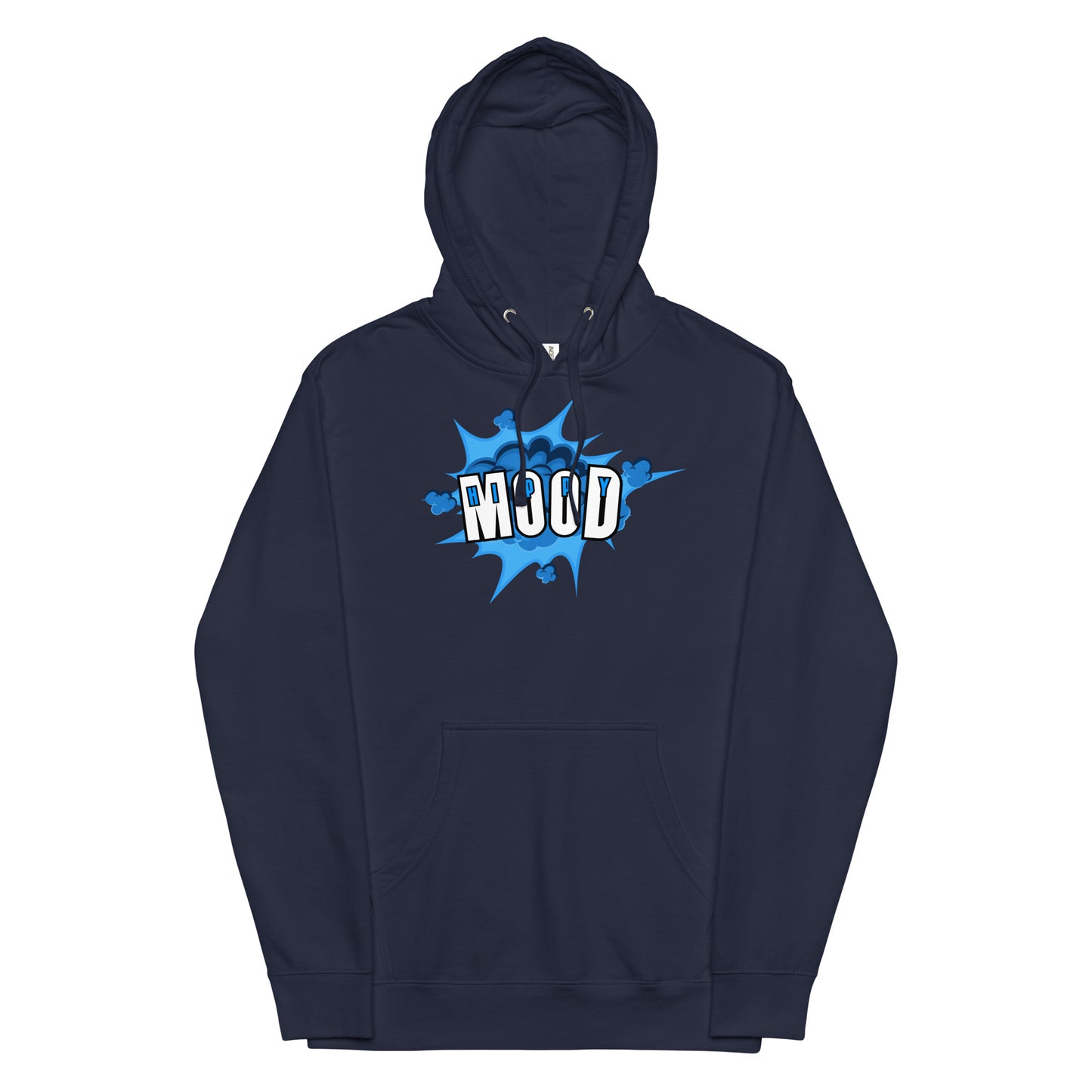 Hippy Mood Blue Clouds | Unisex midweight hoodie