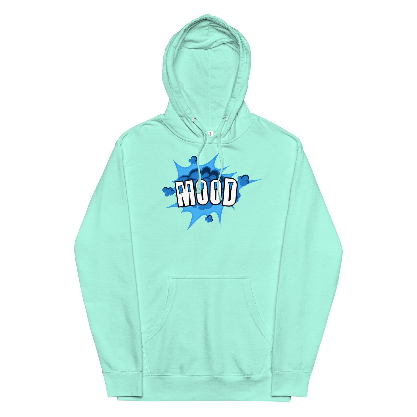 Hippy Mood Blue Clouds | Unisex midweight hoodie