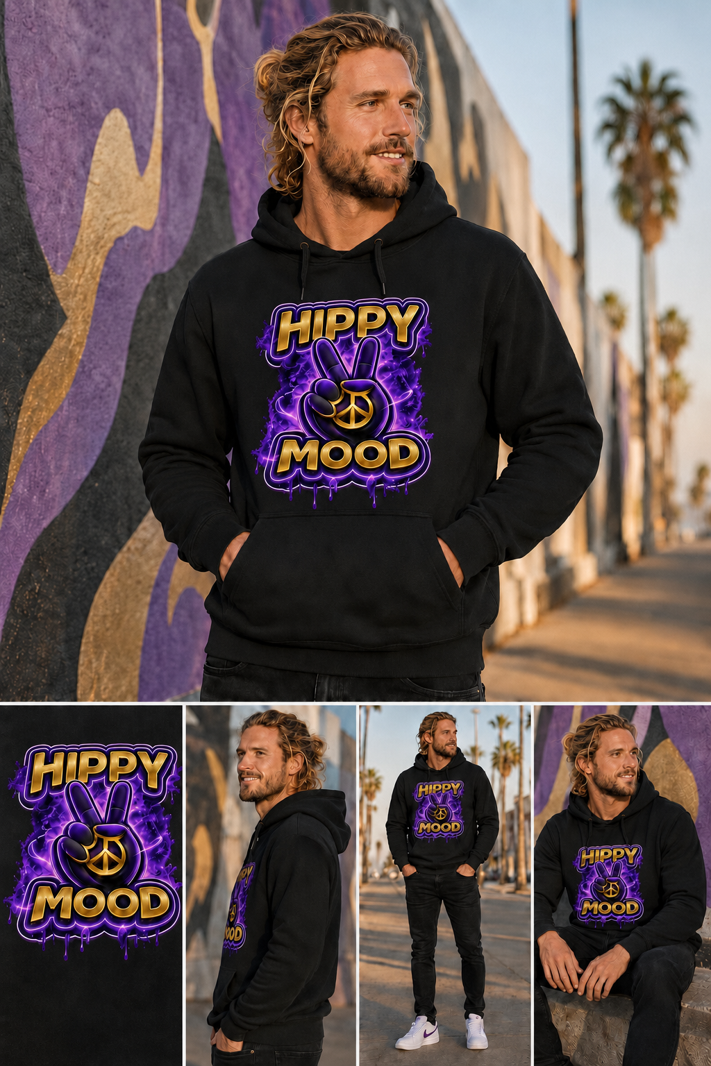 PURPLE ENERGY HOODIE