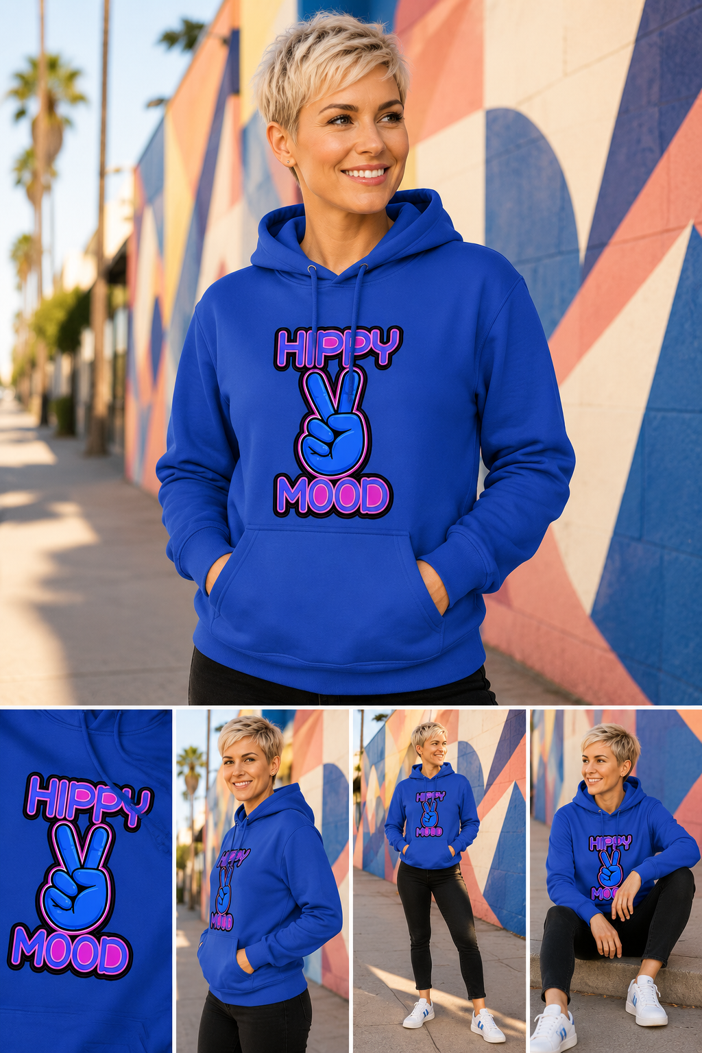 Neon Peace Hoodie