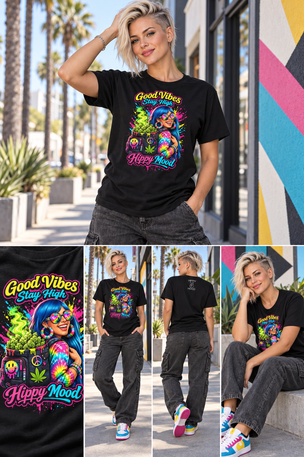 Electric Vibe Goddess T-Shirt