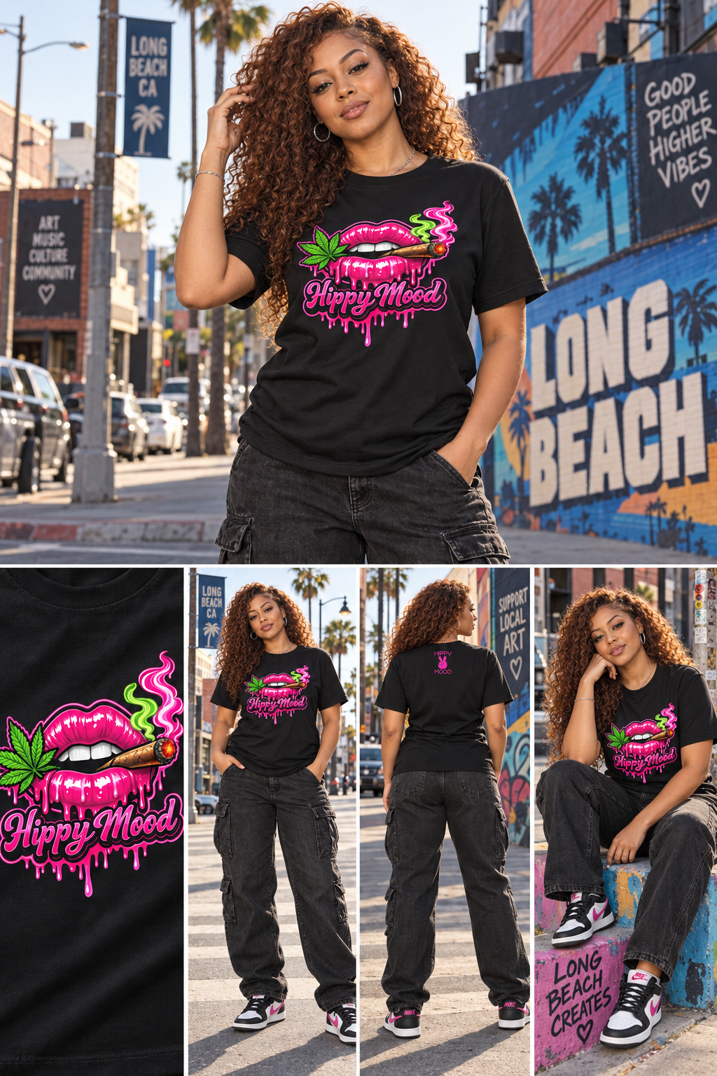 Pink Gloss Smoke Tee