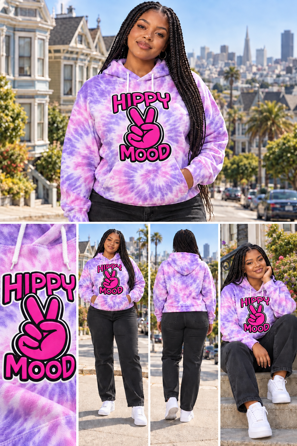 Cotton Candy Vibes hoodie