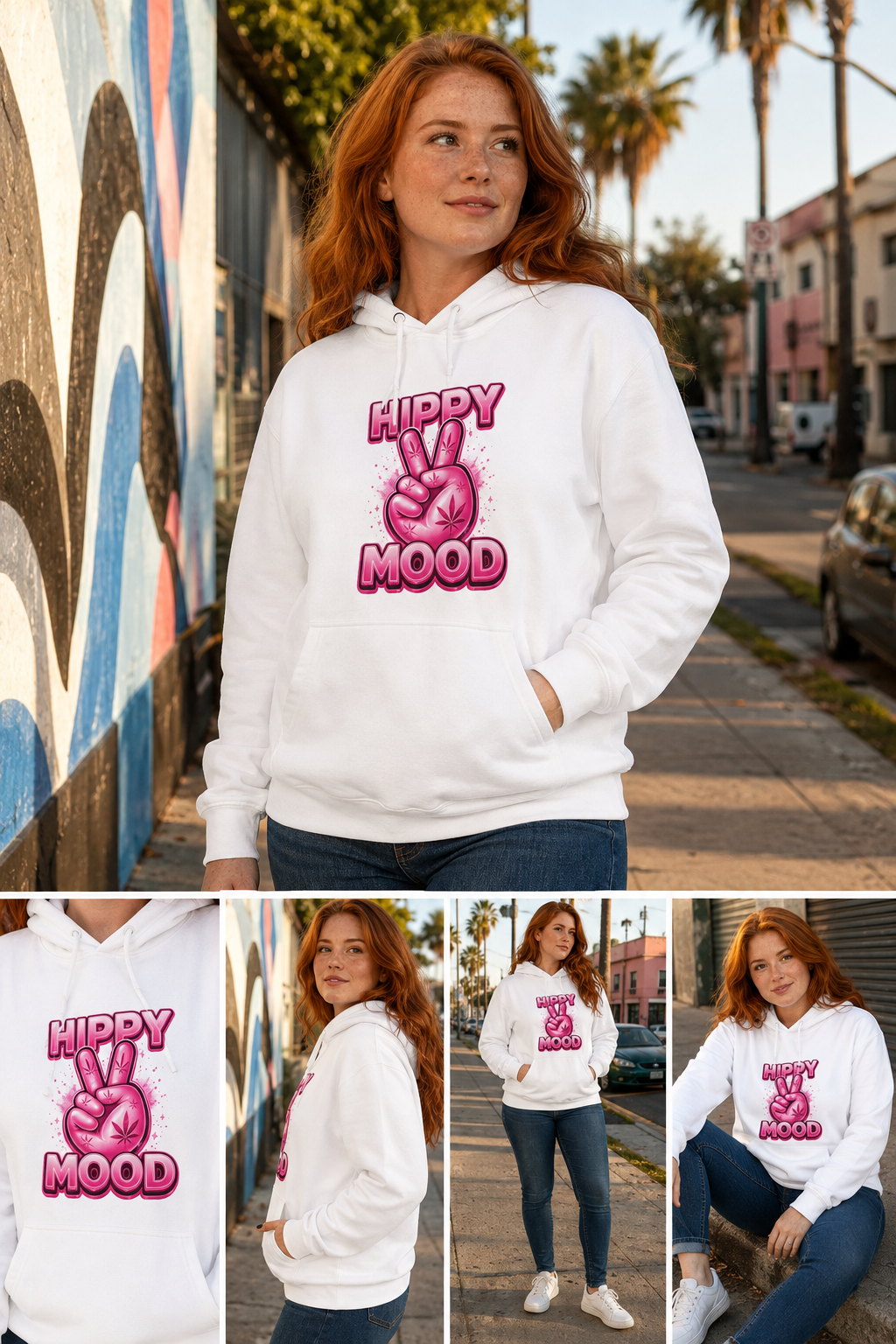Pink Dream Peace Hoodie