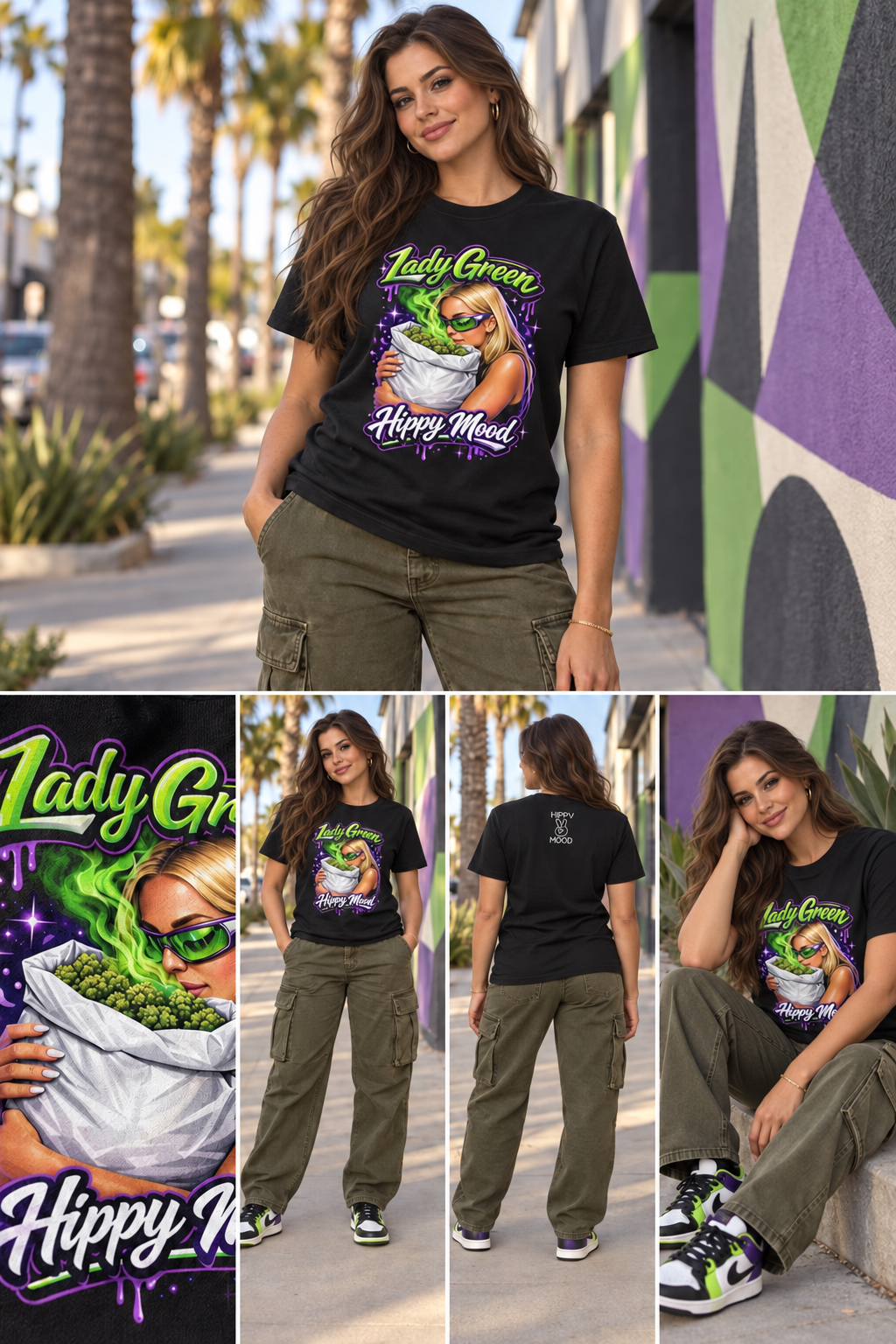 Lady Green Luxe Tee