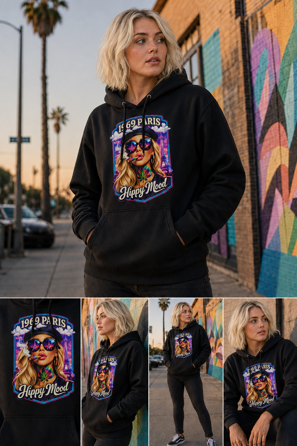 Paris Smoke Hoodie