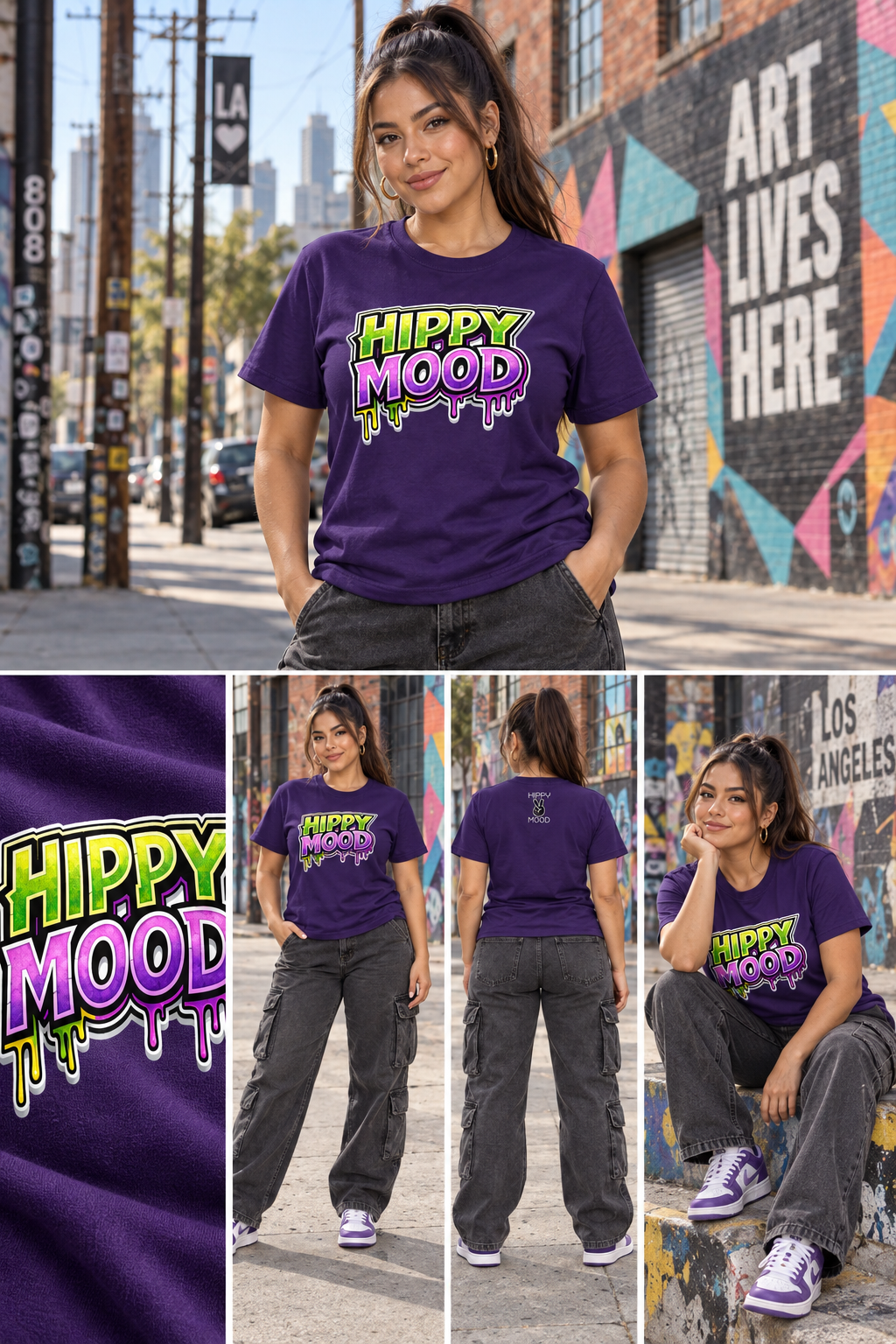 Hippy Mood Drip Tee