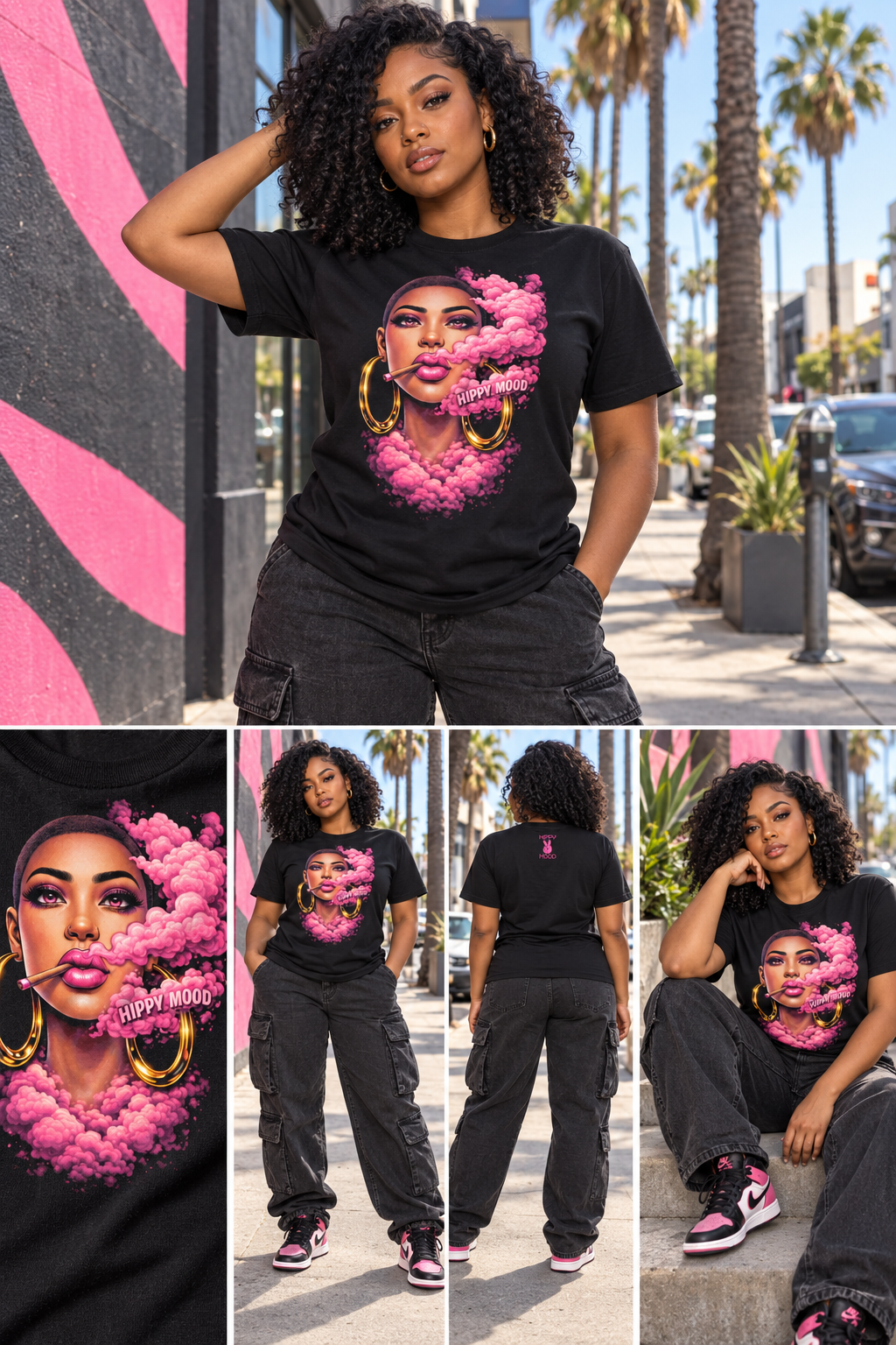 Pretty Girls Smoke Pink Tee