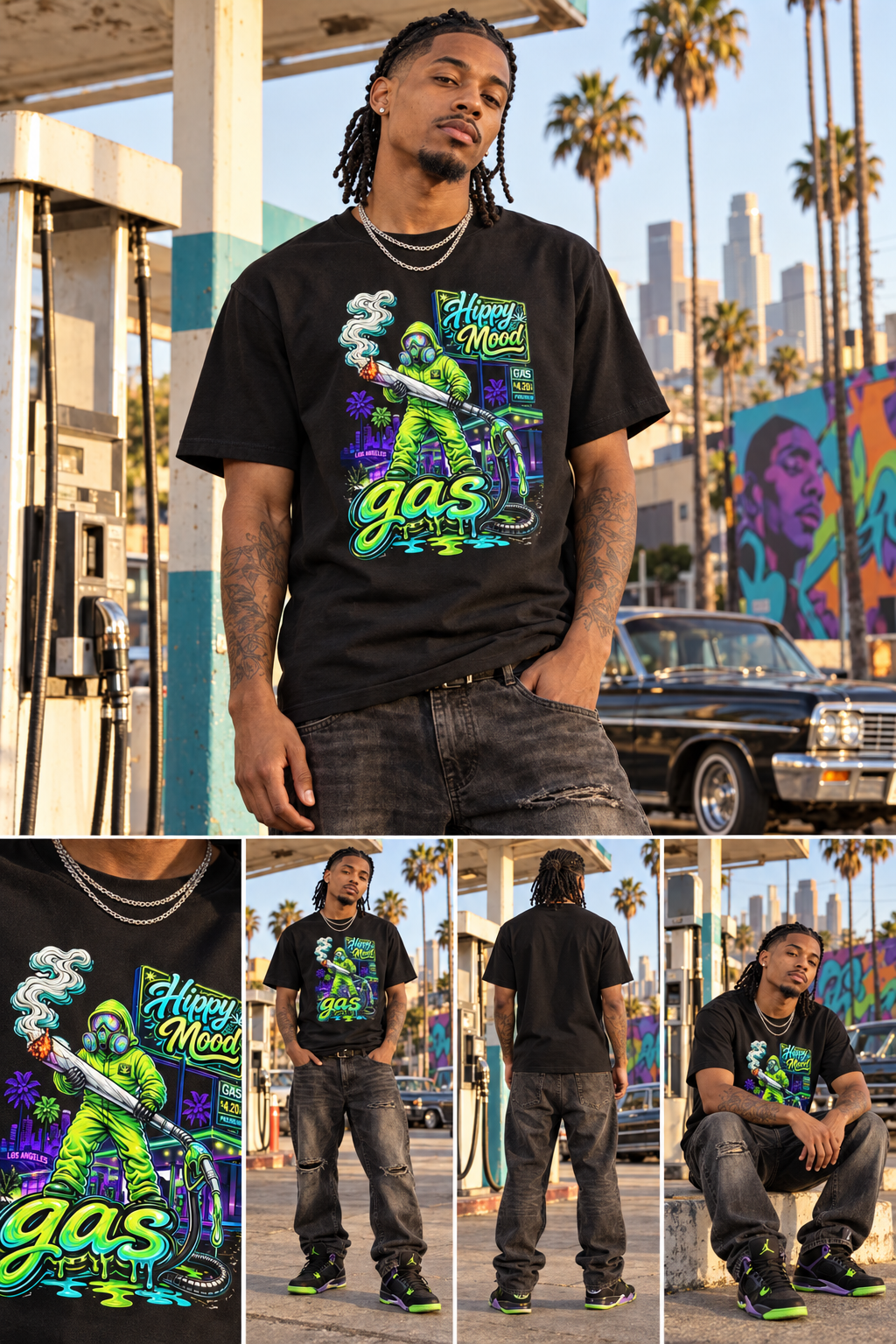 Premium Gas Drip Tee