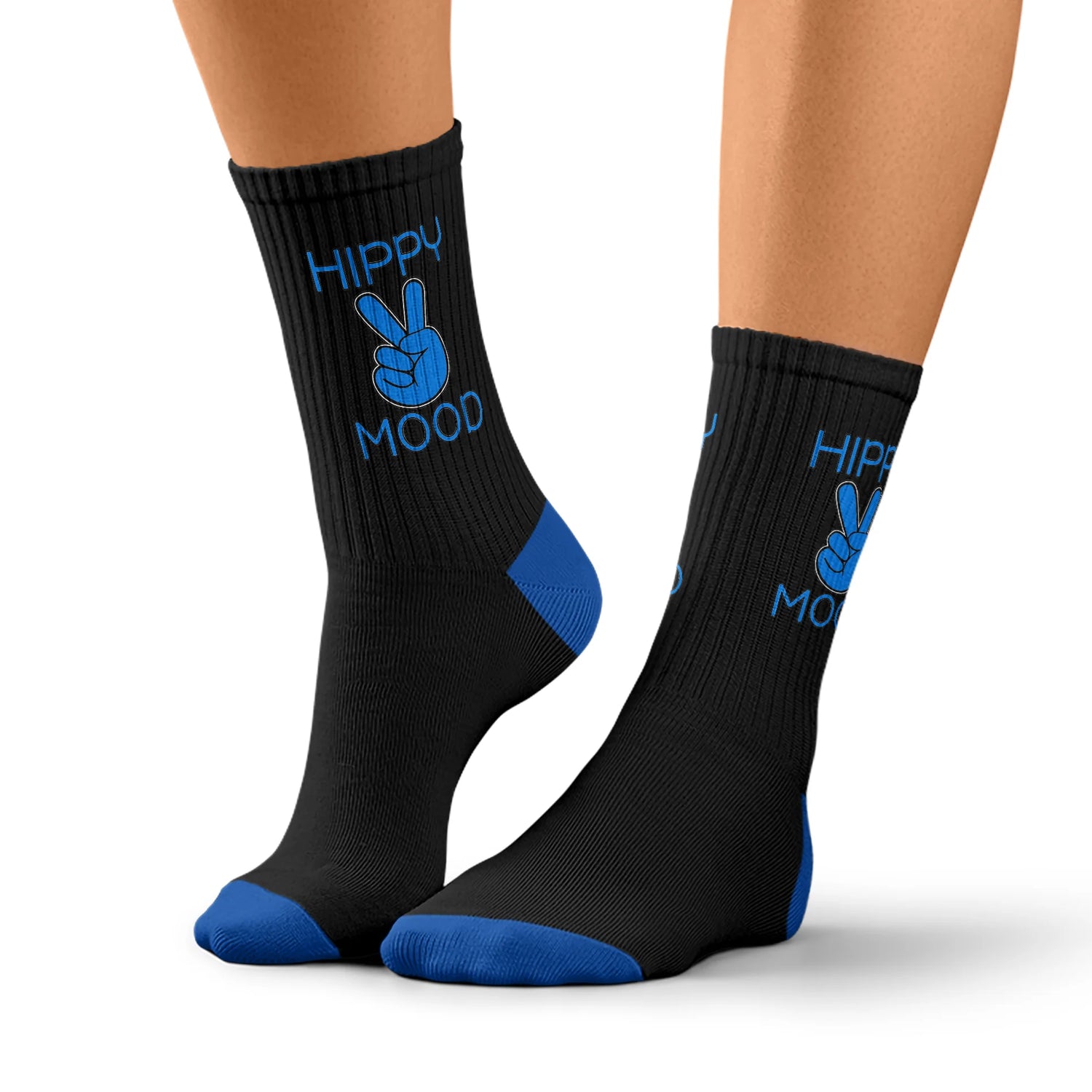 Blue Flame Crew Socks