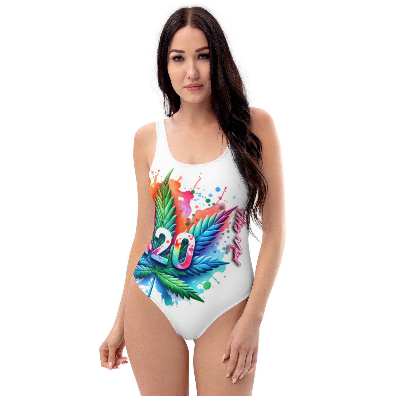 420 Canna Splash Swimsuit