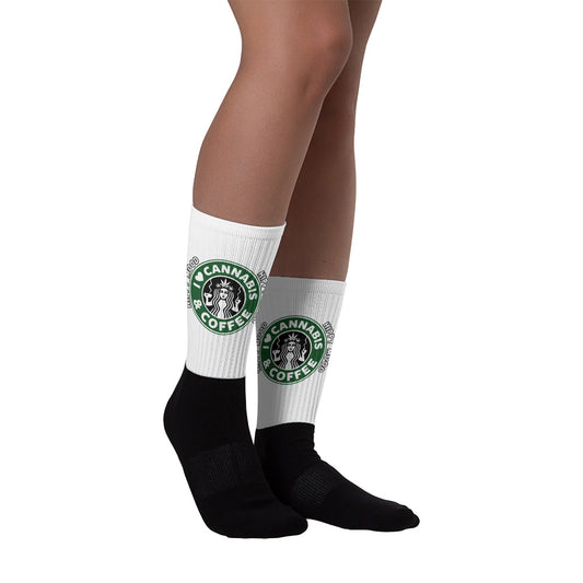 I Love Cannabis & Coffee Socks