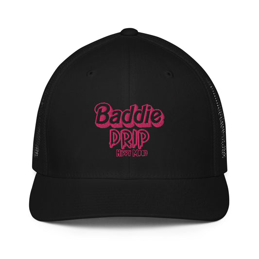 Baddie Drip Print | Closed-back trucker cap