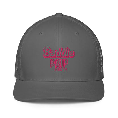 Baddie Drip Print | Closed-back trucker cap