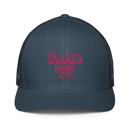 Baddie Drip Print | Closed-back trucker cap