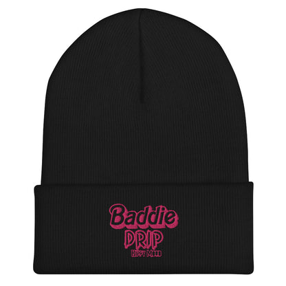 Baddie Drip Cuffed Beanie
