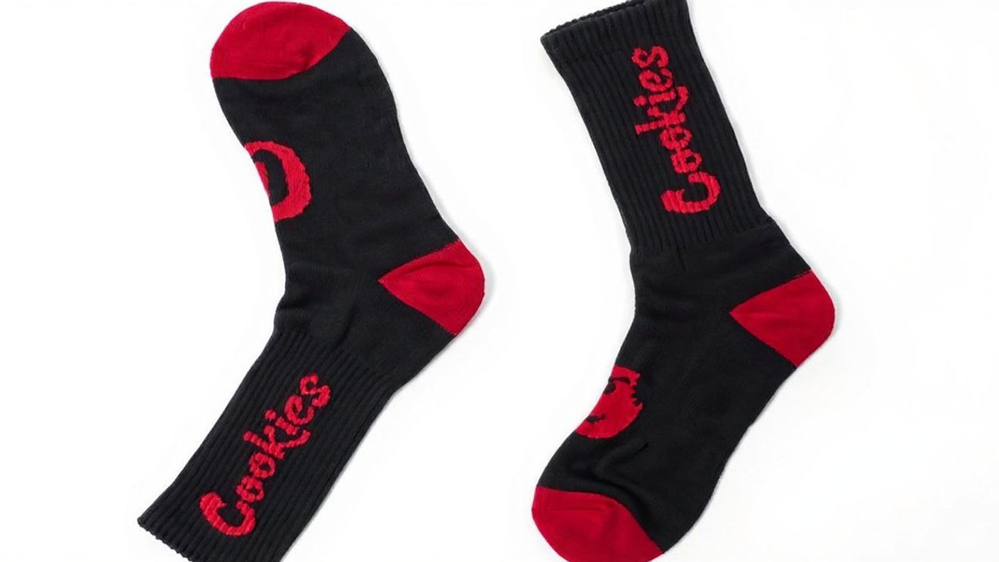 Original Mint Socks | Black Red