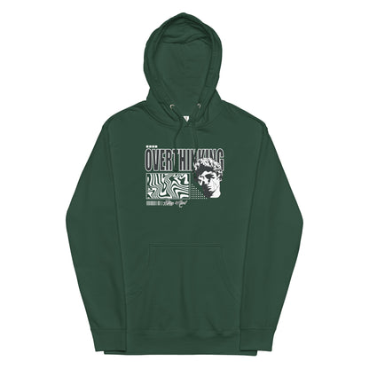 Over Thinking I Unisex midweight hoodie