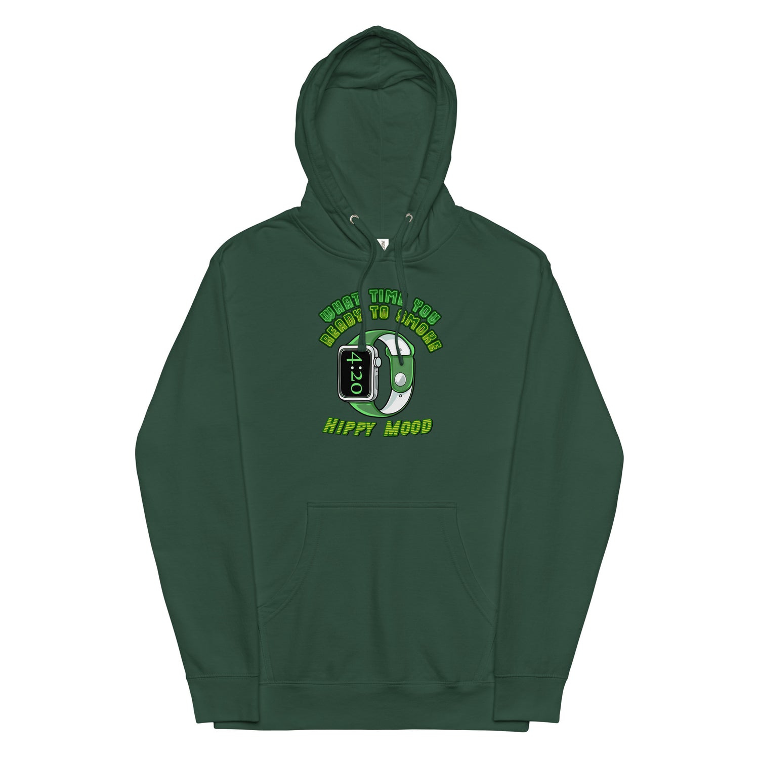 What time you ready to Smoke | Unisex midweight hoodie