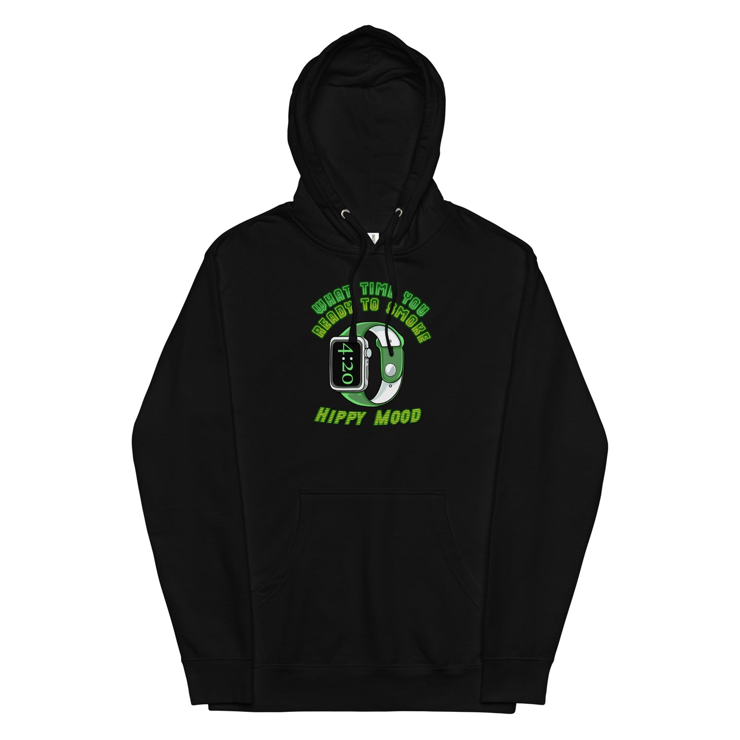 What time you ready to Smoke | Unisex midweight hoodie