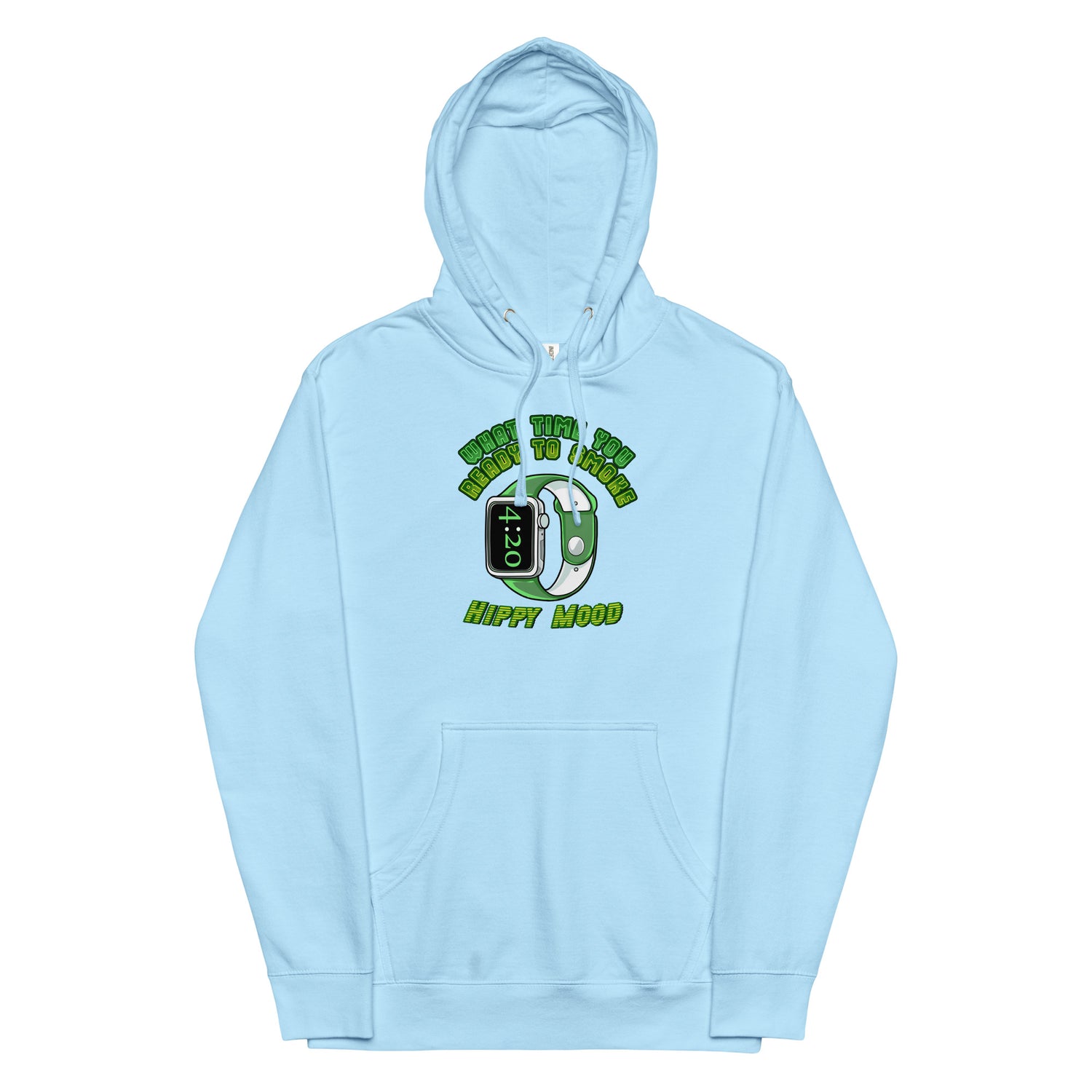 What time you ready to Smoke | Unisex midweight hoodie
