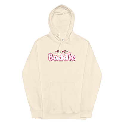 Hippy Mood Baddie | Pink | Unisex midweight hoodie