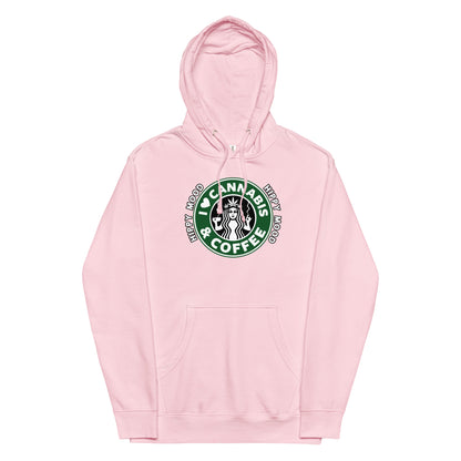 I Love Cannabis & Coffee | Unisex midweight hoodie