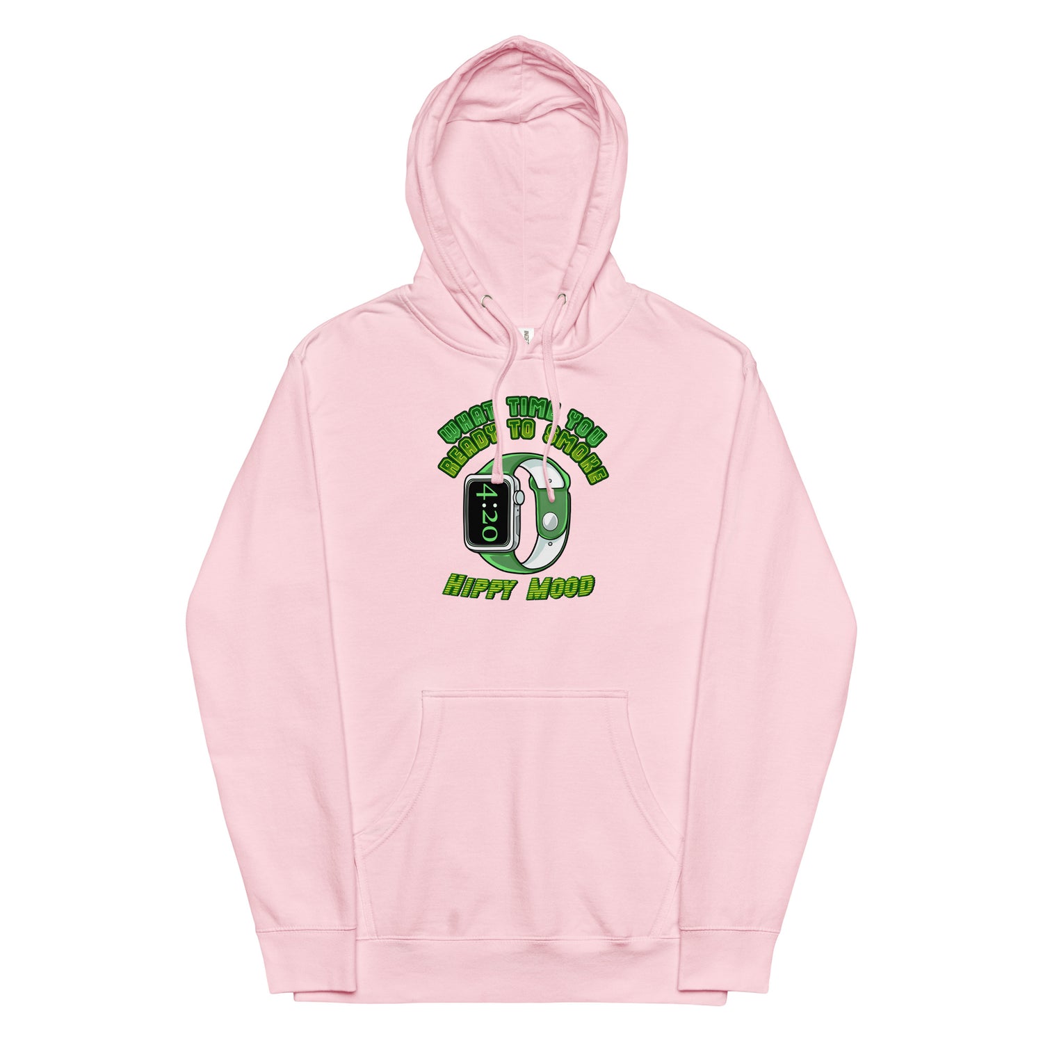 What time you ready to Smoke | Unisex midweight hoodie