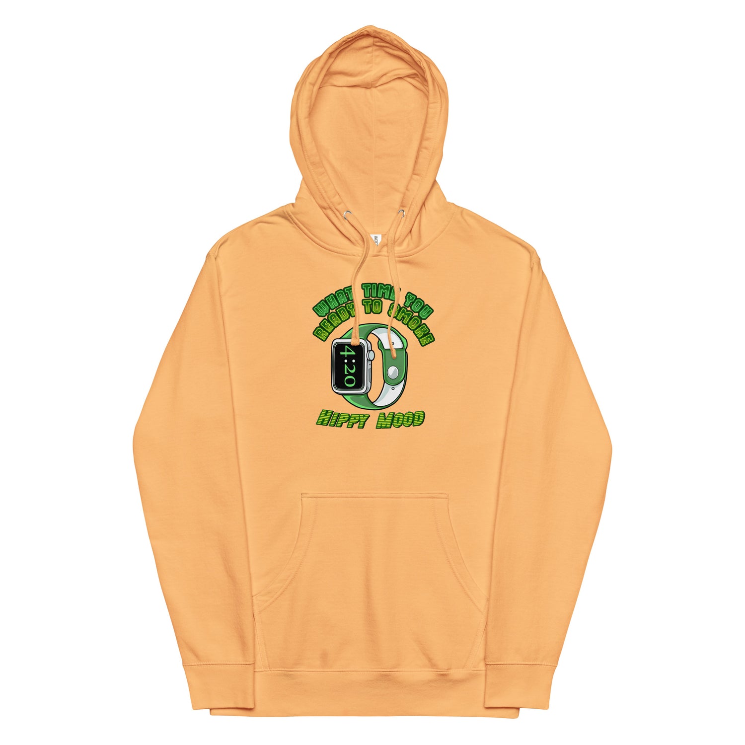 What time you ready to Smoke | Unisex midweight hoodie