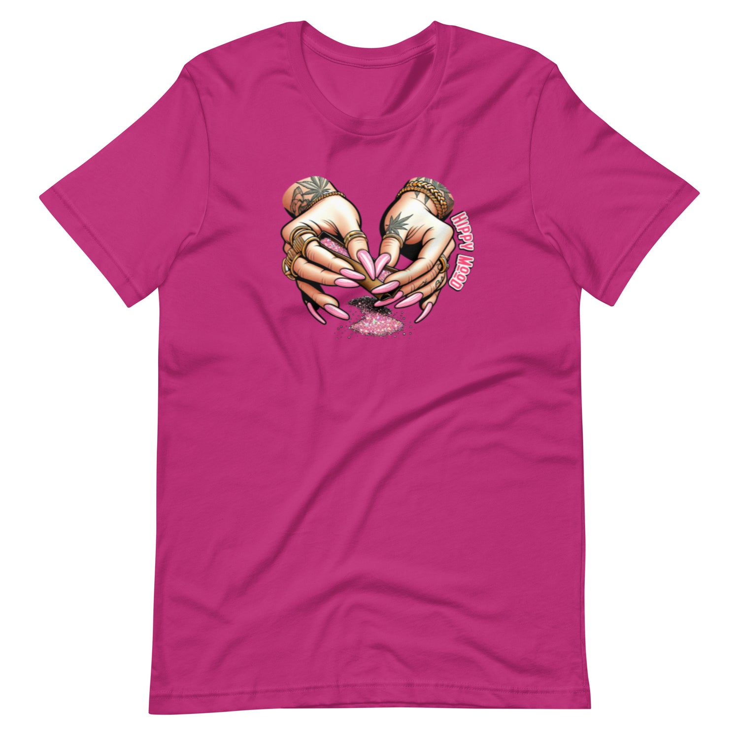 420 Pink Glitter Tee