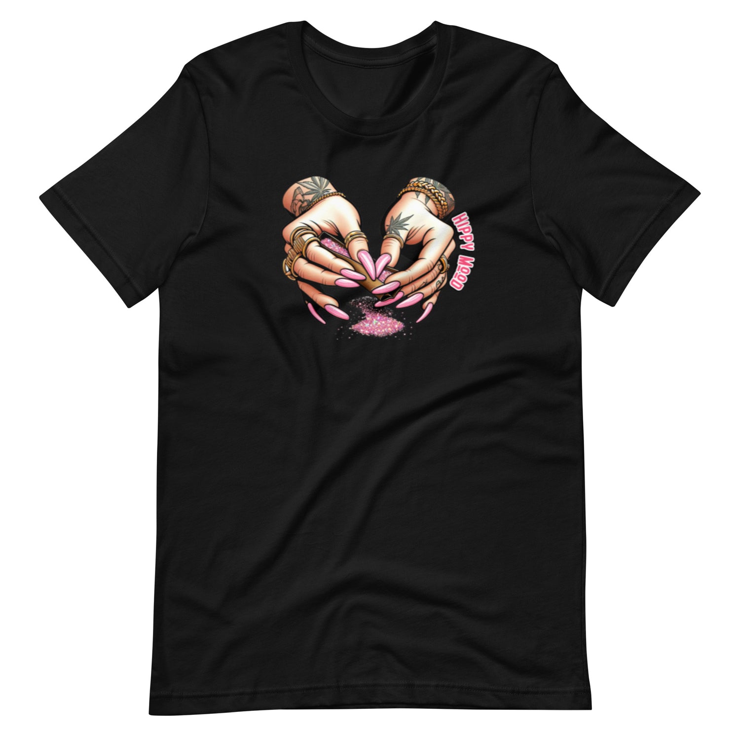 420 Pink Glitter Tee