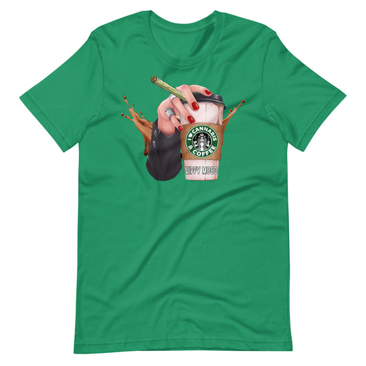 I Love Cannabis & Coffee | Unisex t-shirt