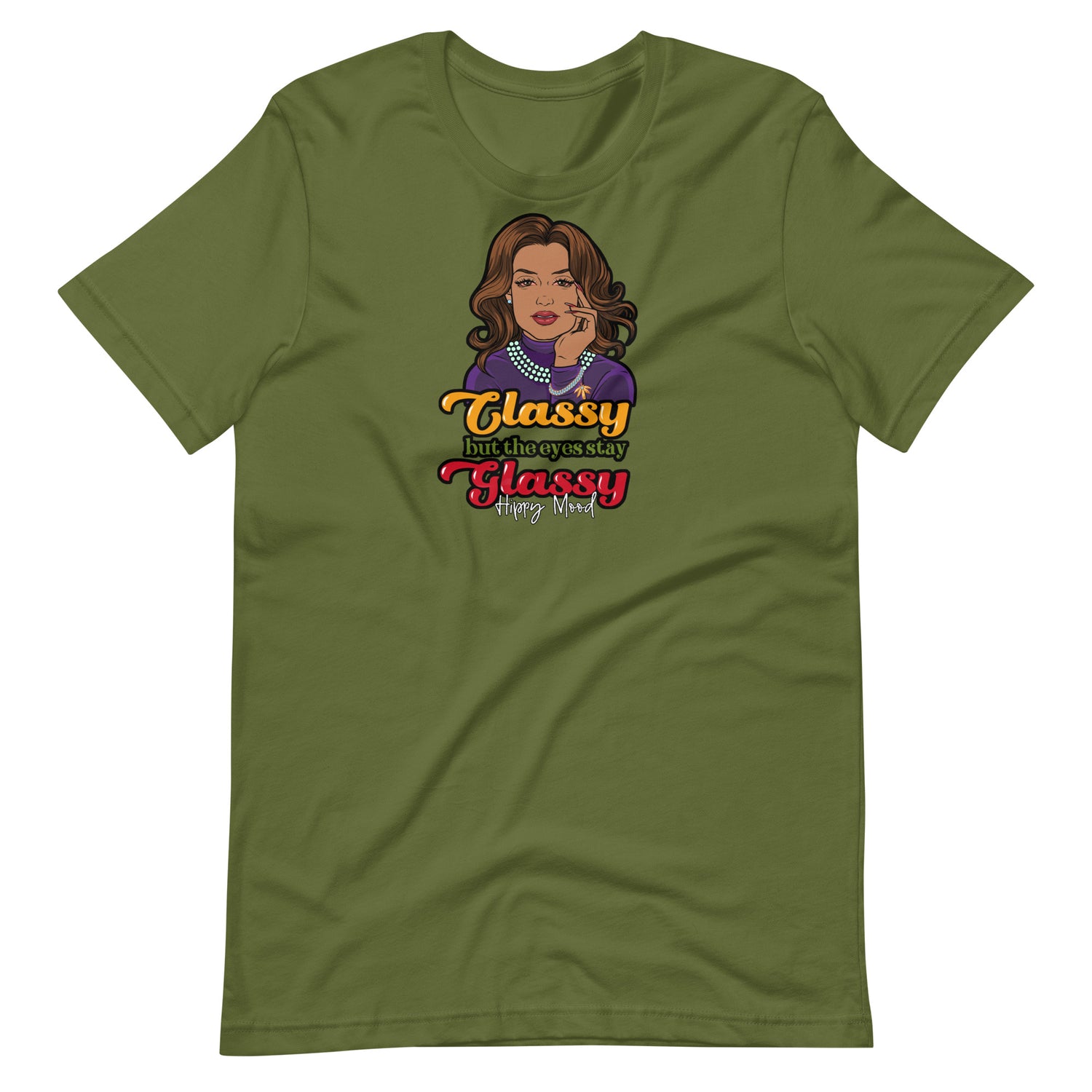 Classy But the Eyes Stay Glassy | Unisex t-shirt