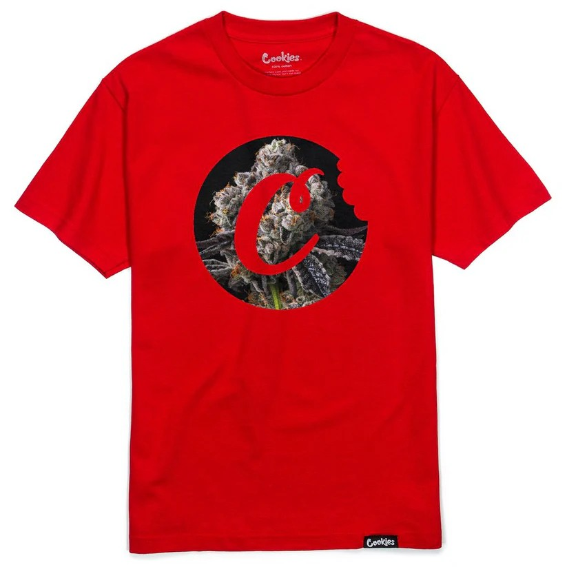 COOKIES NUG LOGO RED TEE